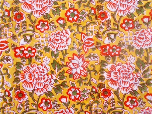 Hand Block Print 100% Cotton Fabric