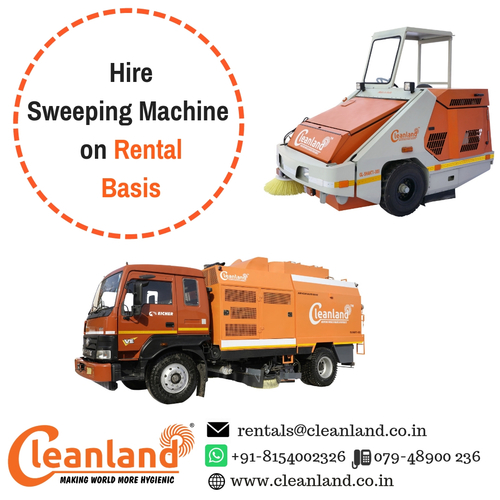 Hire Sweeping Machine on Rental Basis
