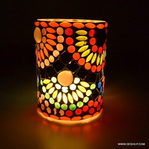 Decorated  Candle HolderHandcrafted