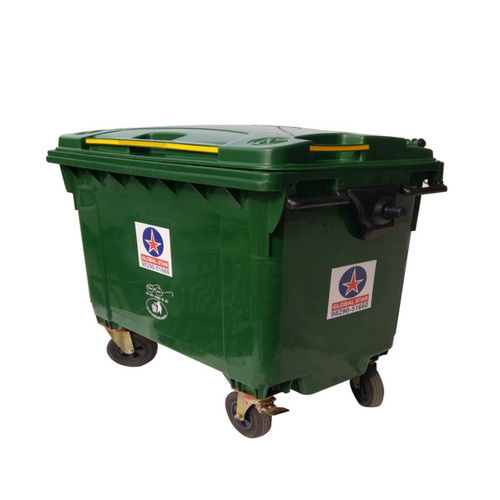 Plastic Four Wheeled Dustbin 660 Ltr.