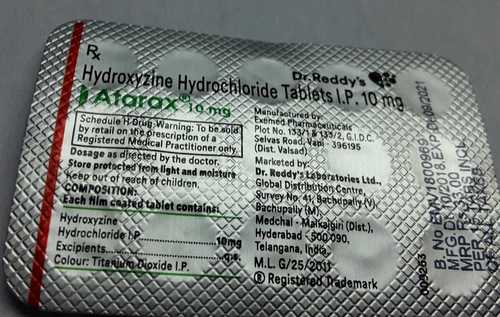 Hydroxyzine Hydrochloride Tablets General Medicines