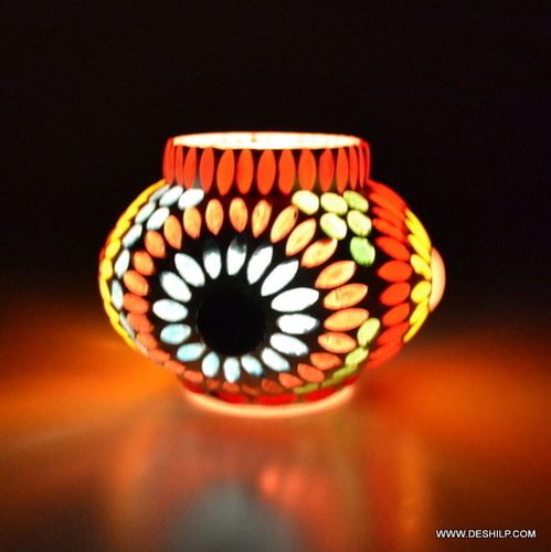 DECORATIVE T LIGHT GLASS CANDLE VOTIVE