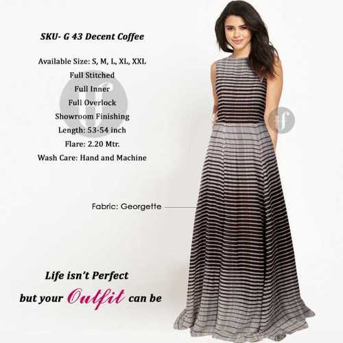 Coffee Fashionable Gown