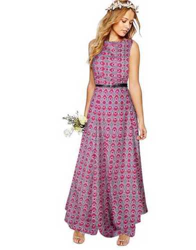 Pink Gown For Ladies