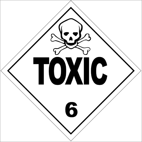 Warning Label - Vinyl, Custom Size, White Matte With Black Print | Durable, Pressure Sensitive, High Visibility, Easy Apply