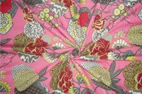 Ethnic Sanganeri Screen Print Pure 100% Cotton Fabric Fruit Design Printed