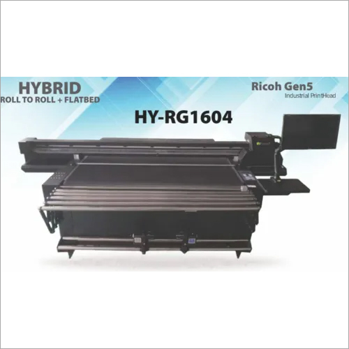 HY-RG-1604 Hybrid UV Printer - Steel, 60x90 cm, 1200W Power | New Innovative Printing Technology