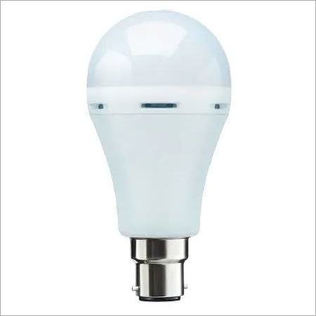 Rechargeable Led Bulb - Aluminum & Best Grade Plastic, 5 Inch Diameter, White Color, 9 Watt Power, 6500 K Cool Daylight | Long Life, Energy Efficient, Eco-Friendly