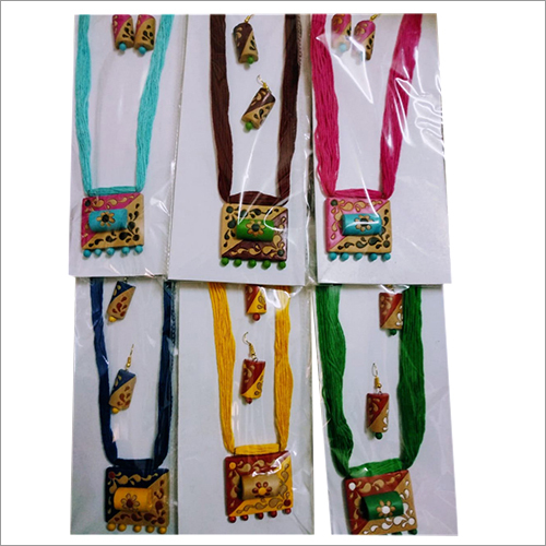 Handmade Terracotta Necklace Set