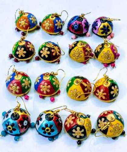 Multi colour (1) 19 jhumka