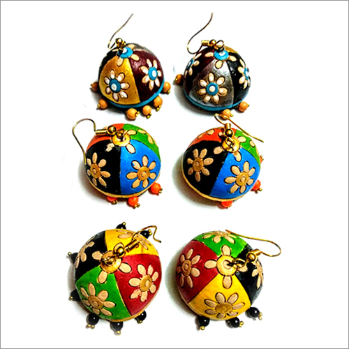 Handmade Designer Terracotta Jhumka