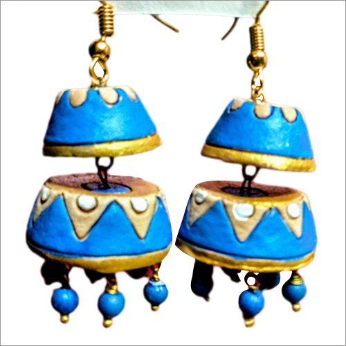 Terracotta Double Jhumka
