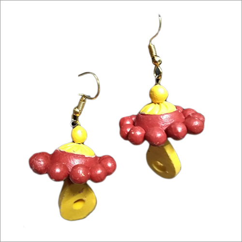 Fancy Terracotta Earrings