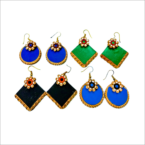 Handmade Designer Terracotta Earring