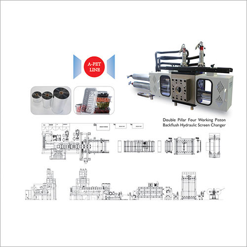 Pet Twin Screw Thermoforming Sheet Extruction Line