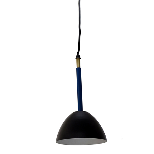 Blue Rod Metal Hanging Lamp By PIA EXPORTS