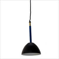 Blue Rod Metal Hanging Lamp