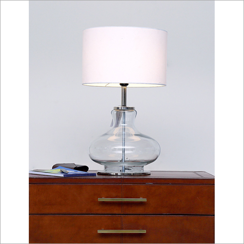 Clear Glass Table Lamp