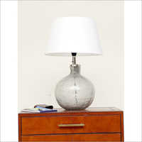 Round Glass Table Lamp