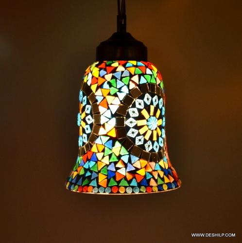 Mosaic Glass Decor Wall Hanging Lamp