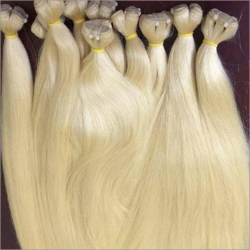 Blonde Hair Weft Blonde Hair Weft