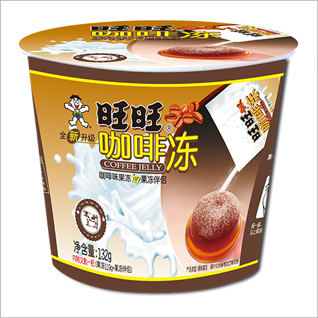 Coffee Jelly - Plastic Cup 8cm Diameter, 150ml, 125g | Delicious Treat, Quick Snack, Easy Preparation, Portable
