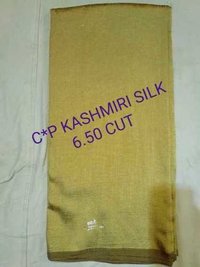 Ladies Plain Saree - Vichitra Silk, 6.50 Mtr, Chiku Color | Soft Crepe Fabric, Available In 18 Vibrant Colors For Every Season