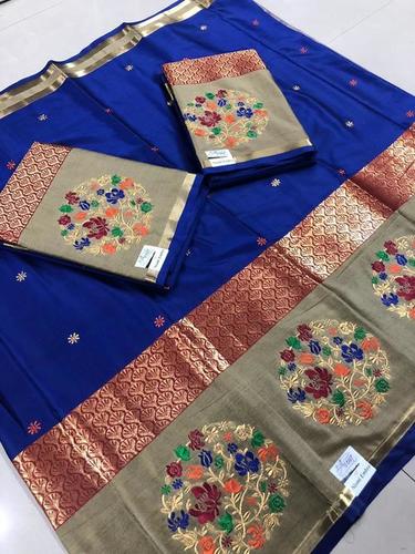 Multi Silk Work Saree