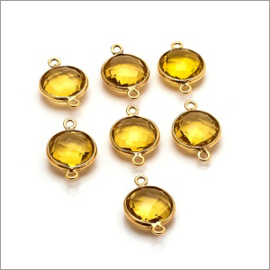 Ladies Citrine Gemstone Connector Ladies Citrine Gemstone Connector