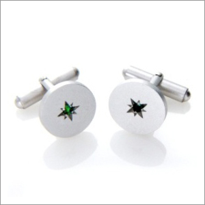 Mens Emerald Cufflinks