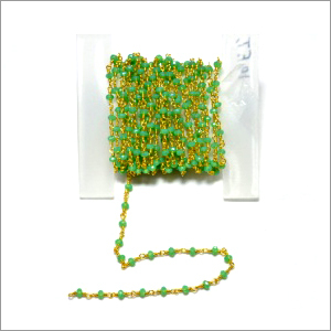 Amethyst Green Beads Chain