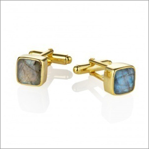 Mens Labradorite Cufflinks