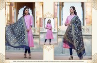 Fancy Kurti With Banarasi Dupatta