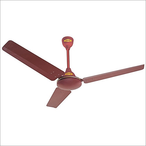Safia Brown Ceiling Fan - Iron, 1200 mm Sweep | 75 Watt, 3 Blades, Smooth Air Delivery
