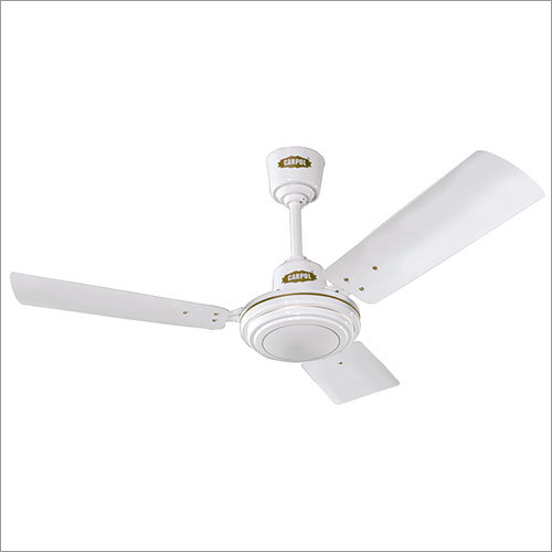 Moon White Hi Speed Ceiling Fan - 900mm Sweep, 80 Watt Power, 3 Iron Blades, 240 Volt Voltage | High Thrust Air Delivery, Perfect for Homes and Offices