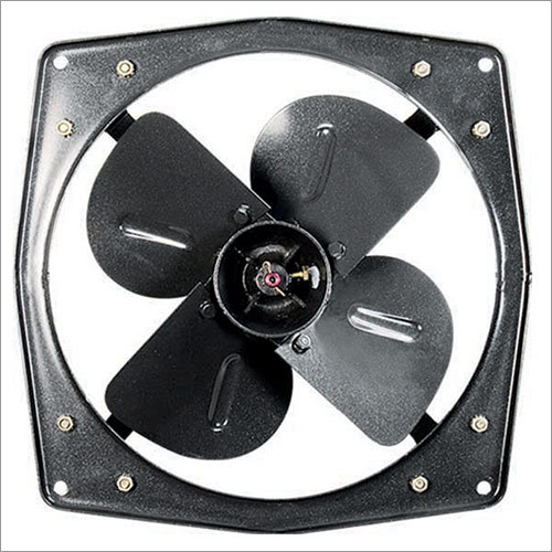 Heavy Duty Exhaust Fan - Metal, 15''-24'' Adjustable Size, Black | Corrosion Resistant, Power Efficient, Low Noise, Easy Installation, 4 Iron Blades