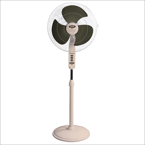 400mm Hi-Speed Sweep Pedestal Fan - Iron Material, 3 Blades, Brown Color | Adjustable Height, 2400 RPM, 90 Degree Oscillation, 3 Speed Control, Aerodynamic Blade Design