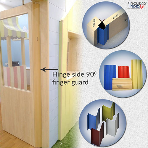 90 Degree Hinge Side Door Finger Guard Length: 82 Inch (In)