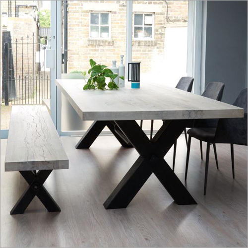 Industrial Wooden Dining Table