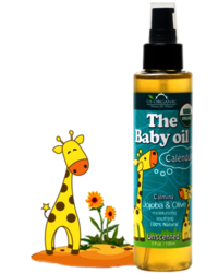 Baby Care Oil - Plastic Material, Yellow Color | Nourishing Formula For Tender Skin, 100% Natural, Non-sticky, Pleasing Fragrance, Clinically Tested