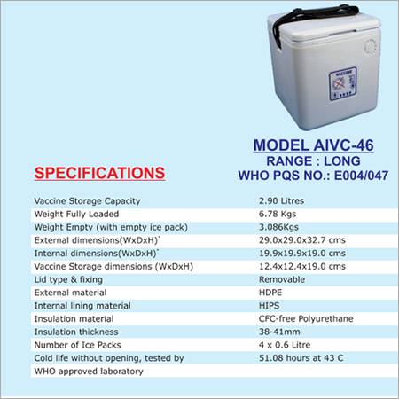 Large Vaccine Carrier Box AIVC - 46L