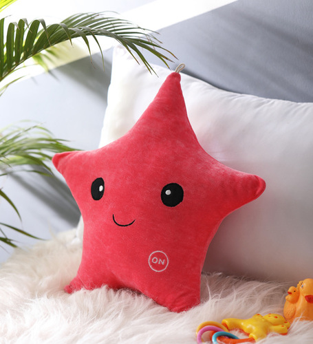 Star Pink Velvet Cushion