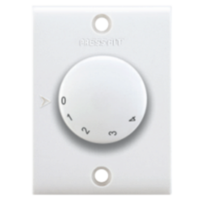 Pressfit Gold 5 Step Ceiling Fan Regulator - Plastic, White/ivory Gold | 6 Amp Max Current, Easy Numbered Speed Control