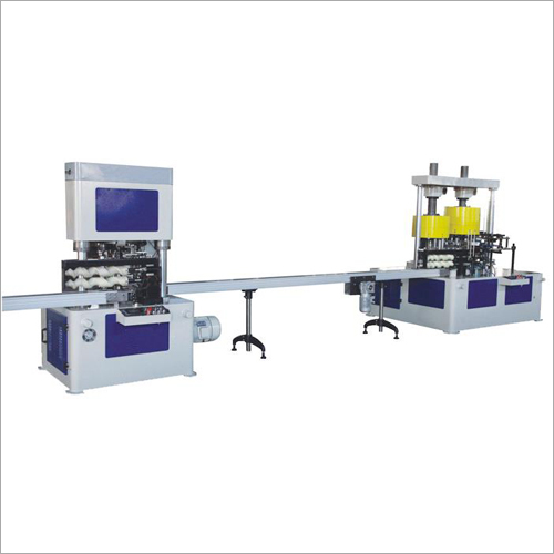 Automatic Aerosol Can Body Necking Flanging Seaming Machine