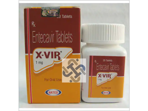 X-Vir Entecavir 1mg Tablet