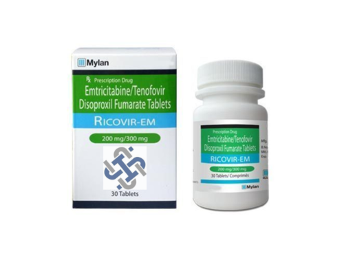 Ricovir EM Emtricitabine 200mg Tenofovir 300mg Tablets