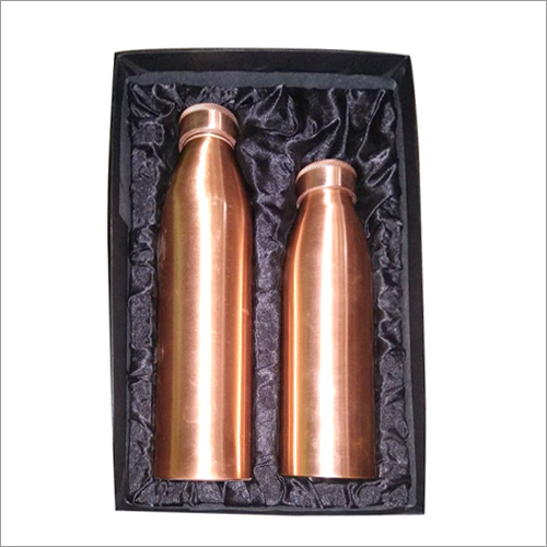 Plain Brass Bottle Set