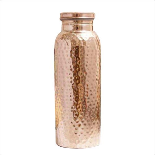 Copper Hammered Bottle