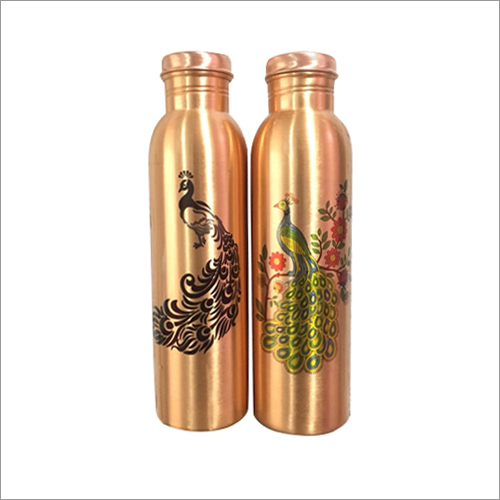 Pure Copper Water Bottle Set