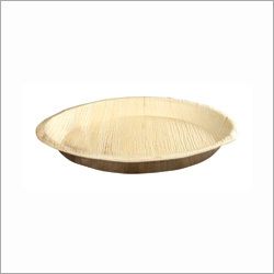 Areca Leaf 8 Inch Round Plate - Natural Finish | Eco-Friendly, Biodegradable, Lightweight Design